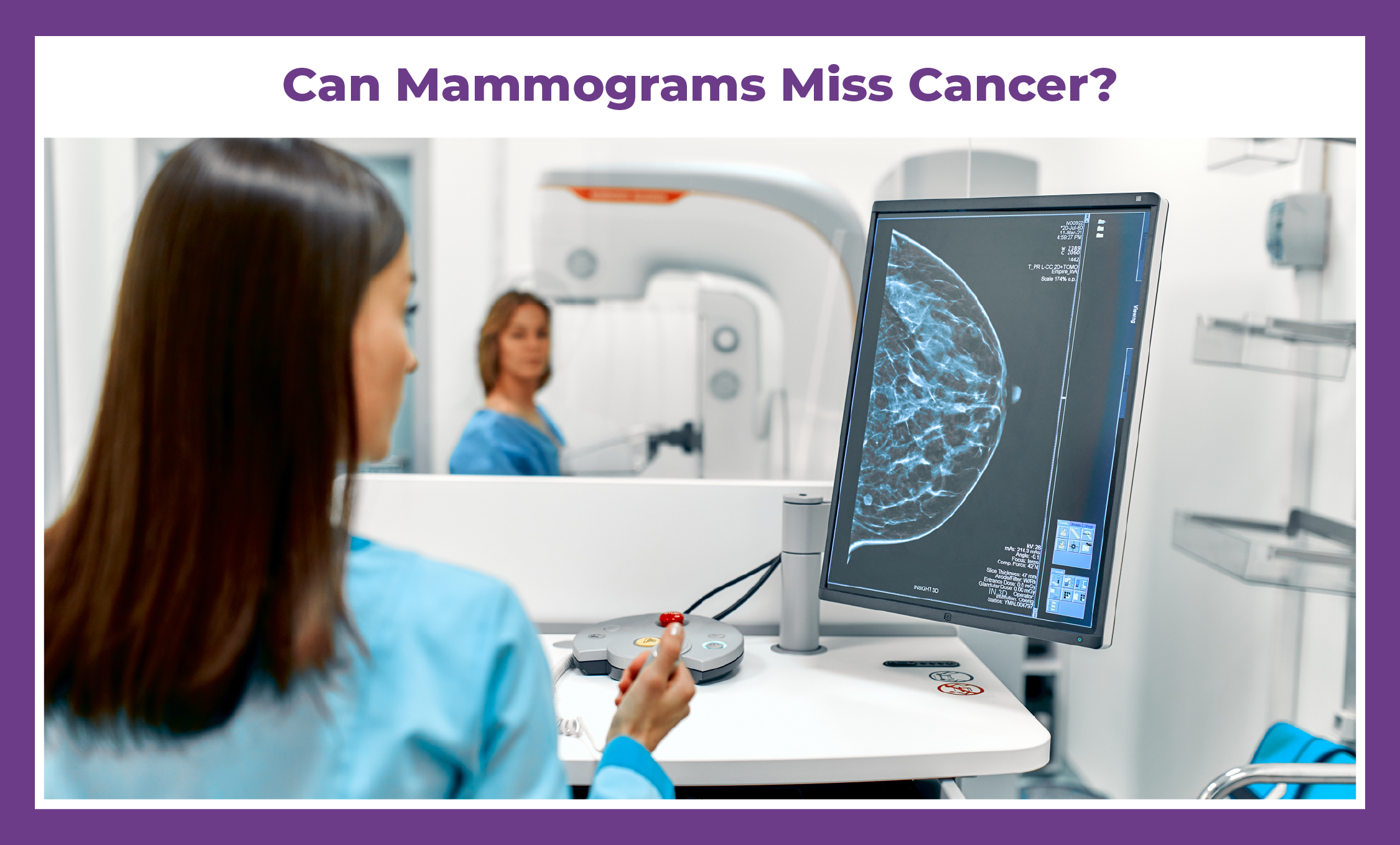 Can a mammogram miss breast cancer?